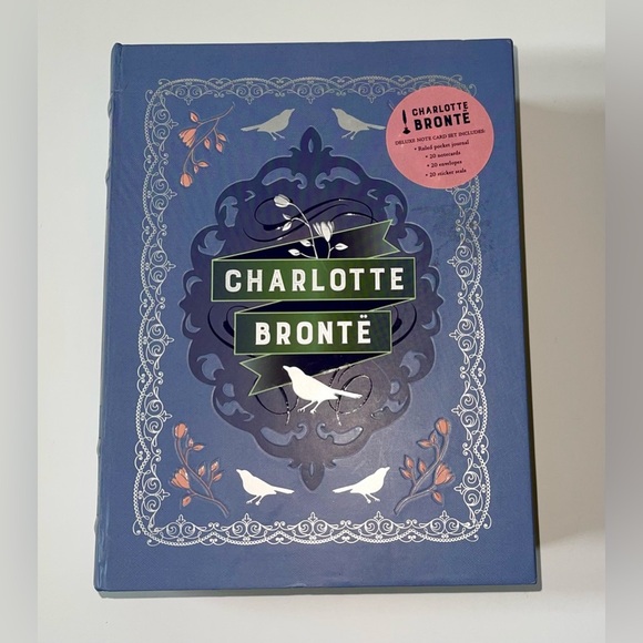 Charlotte Brontë Notecard Set Pocket Journal Keepsake Book Box - Picture 1 of 7